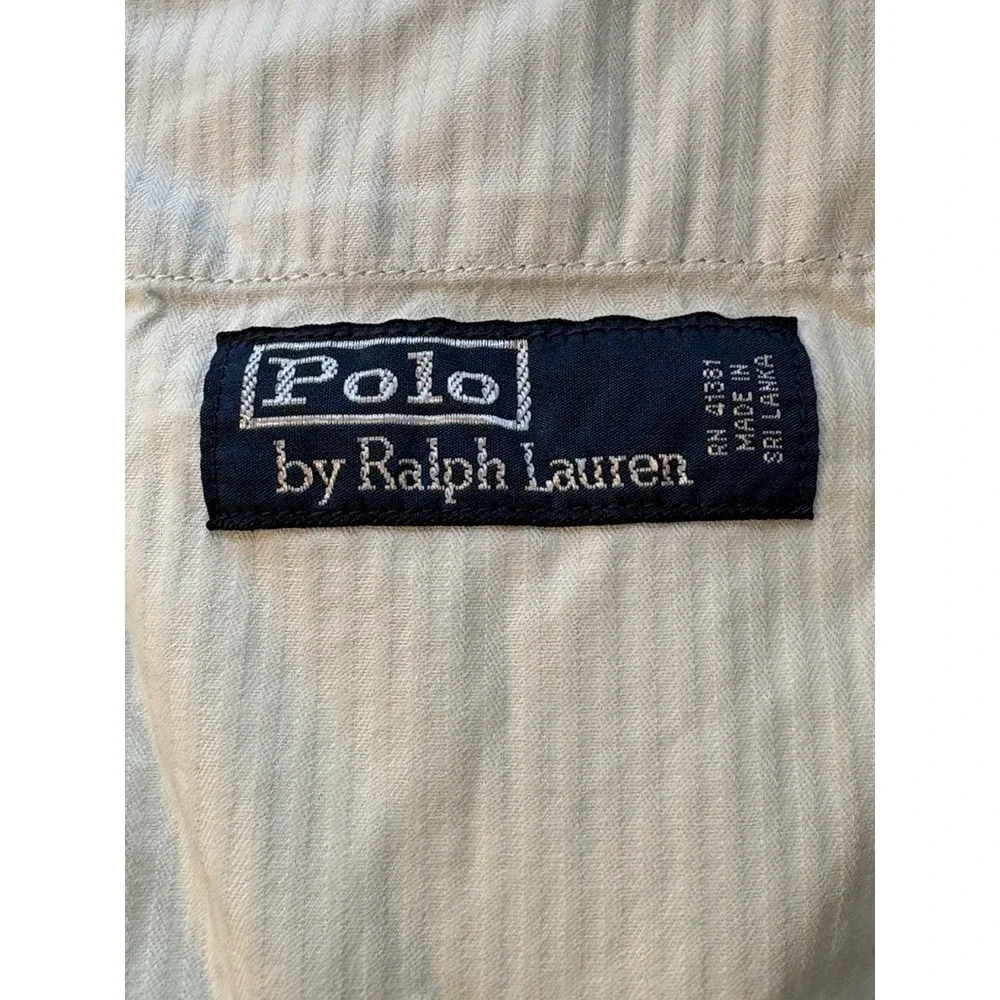 Polo Ralph Lauren Light Blue Cotton Chino Shorts Dog Embroidery Men's 36 Preppy